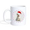 Westie Print Coffee/Tea Mug - white