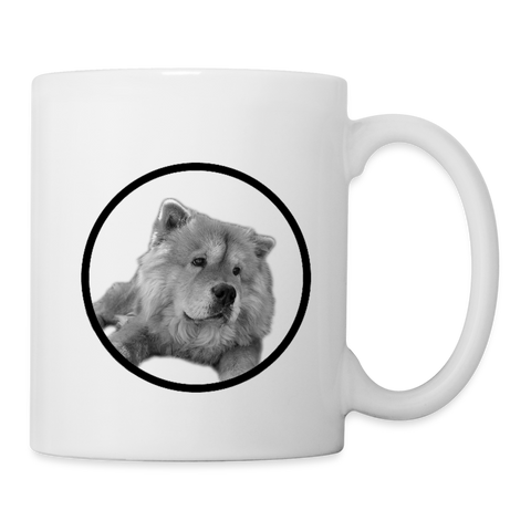 Chow Chow Print Coffee/Tea Mug - white