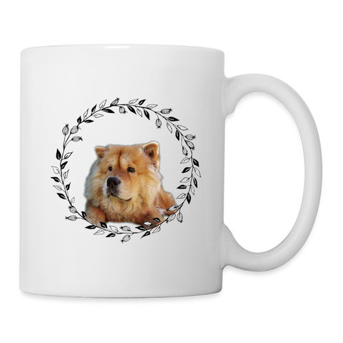 Cute Chow Chow Print Coffee/Tea Mug - white