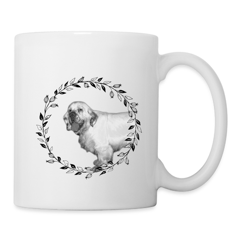 Clumber Spaniel Print Coffee/Tea Mug - white