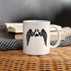 Paws Wing Print Coffee/Tea Mug - white