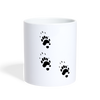 Paws With Watch Print Coffee/Tea Mug - white