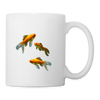 Comet Fish Print Coffee/Tea Mug - white