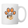 Bulldog Paws Print Coffee/Tea Mug - white