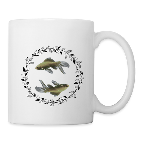 Cute Comet Fish Print Coffee/Tea Mug - white