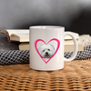 Coton de Tulear On Heart Print Coffee/Tea Mug - white