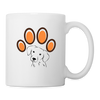 Dog Paws Art Print Coffee/Tea Mug - white