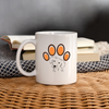 Dog Paws Art Print Coffee/Tea Mug - white