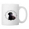 Lovely Curly-coated Retriever Print Coffee/Tea Mug - white