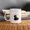 Lovely Curly-coated Retriever Print Coffee/Tea Mug - white