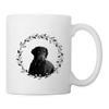 Curly-coated Retriever Print Coffee/Tea Mug - white