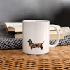 Dachshund Print Coffee/Tea Mug - white