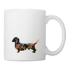 Dachshund Print Coffee/Tea Mug - white