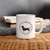 Cute Dachshund Print Coffee/Tea Mug - white