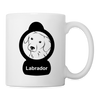 Labrador art Print Coffee/Tea Mug - white