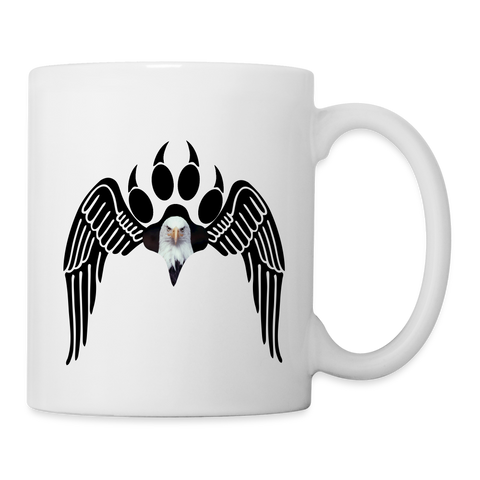 Bird Paws Print Coffee/Tea Mug - white