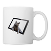 Chartreux Cat Print Coffee/Tea Mug - white