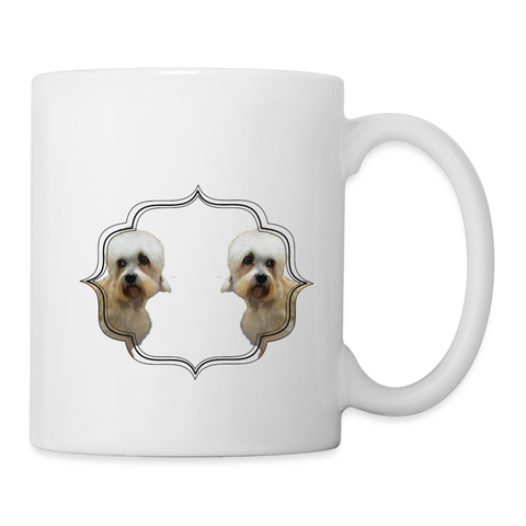 Dandie Dinmont Terrier Print Coffee/Tea Mug - white