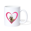 Lovely Dandie Dinmont Terrier Print Coffee/Tea Mug - white