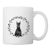 Dobermann Print Coffee/Tea Mug - white
