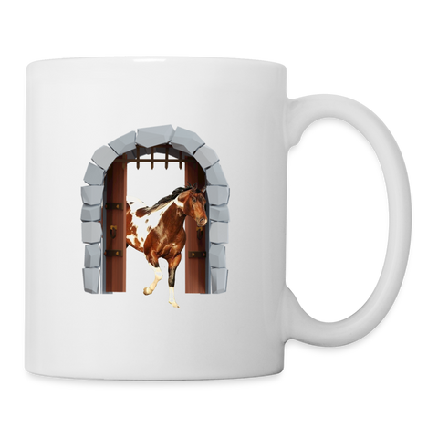 American paint horse Print Coffee/Tea Mug - white