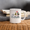 Love Bird Print Coffee/Tea Mug - white