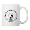 Dogo Argentino Print Coffee/Tea Mug - white