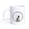 Dogo Argentino Print Coffee/Tea Mug - white