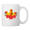 sun conure Parrot Print Coffee/Tea Mug - white