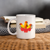 sun conure Parrot Print Coffee/Tea Mug - white