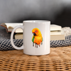 Sun Conure Parrot Art Print Coffee/Tea Mug - white