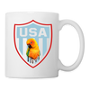 Sun Conure Parrot USA Print Coffee/Tea Mug - white