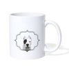 Lovely Dogo Argentino Print Coffee/Tea Mug - white