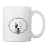 Lovely Dogo Argentino Print Coffee/Tea Mug - white