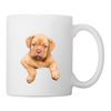 Dogue de Bordeaux Print Coffee/Tea Mug - white