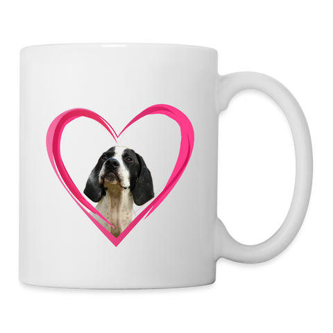 English Pointer Print Coffee/Tea Mug - white