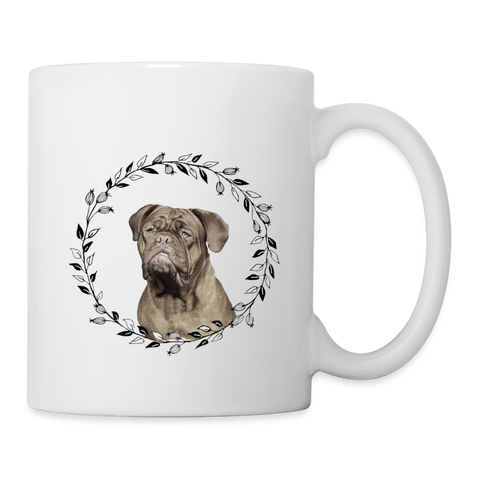 Lovely Dogue de Bordeaux Print Coffee/Tea Mug - white