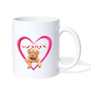 Bordeaux Mastiff Print Coffee/Tea Mug - white