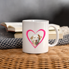 English Setter On Heart Print Coffee/Tea Mug - white