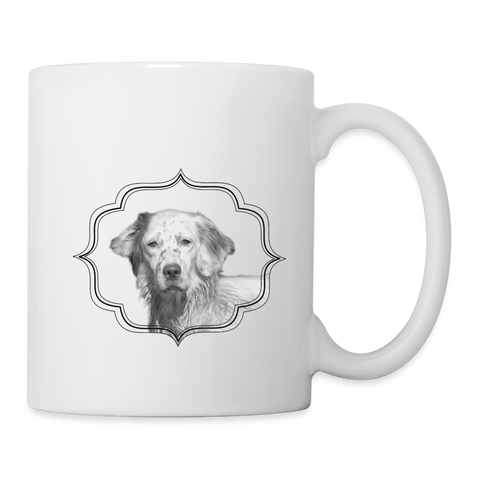 English Setter Dog Print Coffee/Tea Mug - white