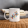 Scarlet Macaw Parrot Print Coffee/Tea Mug - white