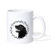 Cute Flat-coated Retriever Print Coffee/Tea Mug - white