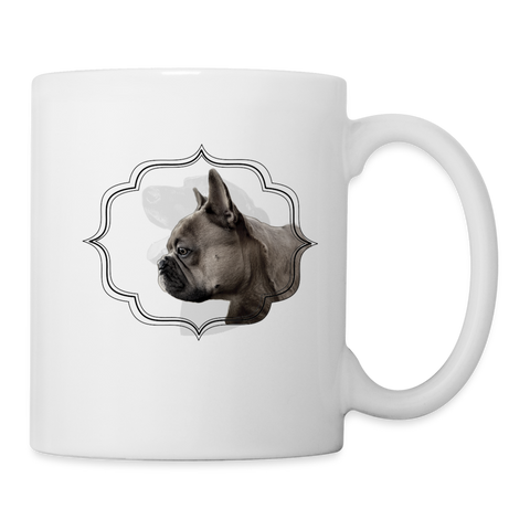 Lovely French Bulldog Print Coffee/Tea Mug - white