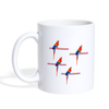 scarlet macaw parrot Print Coffee/Tea Mug - white