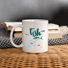 Fish Print Coffee/Tea Mug - white