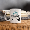 Fishing Print Coffee/Tea Mug - white