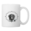 German Wirehaired Pointer Print Coffee/Tea Mug - white