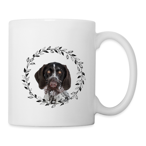 Lovely German Wirehaired Pointer Print Coffee/Tea Mug - white