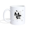 German Shepherd Face Print Coffee/Tea Mug - white