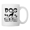 Dog Mom Print Coffee/Tea Mug - white